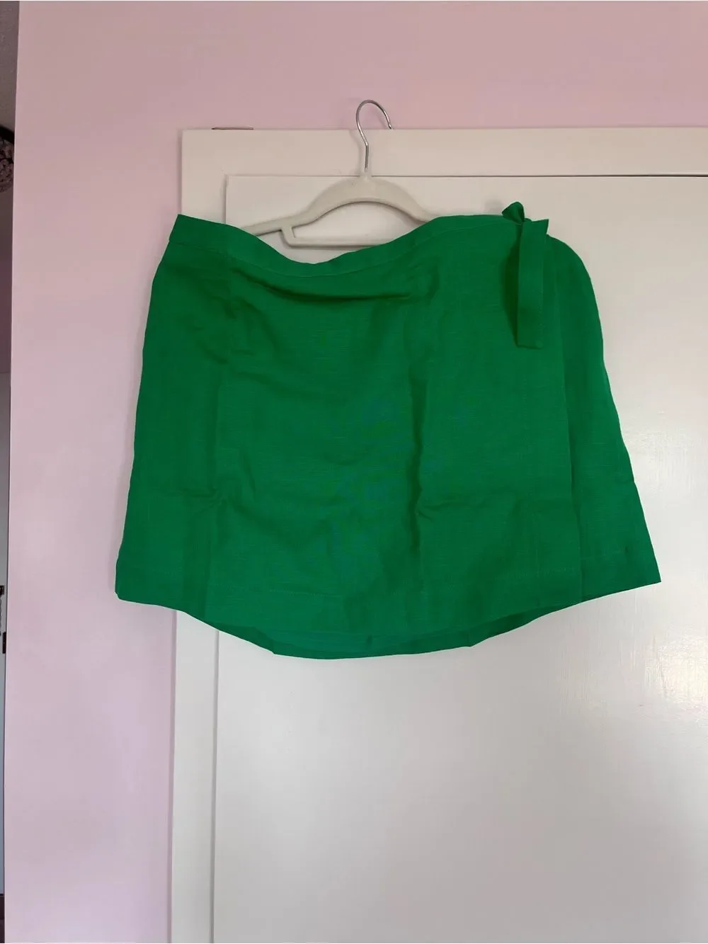 J Crew Linen Wrap Skirt NWT
